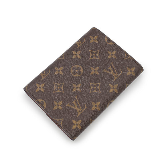 Louis Vuitton Porte Tresor Etuy Papier Folding Wallet Monogram Brown